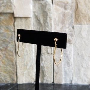 14K Vintage Chain Earrings